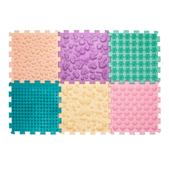 Розвивальні килимки - Масажний килимок Ortek Мікс Пазли 6 елементів пастель (4820264130970) Розвивальні килимки - Масажний килимок Ortek Мікс Пазли 6 елементів пастель (4820264130970)