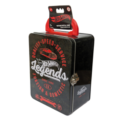 Паркінги і гаражі - Вінтажний контейнер Hot Wheels для 18 машинок чорний (HWCC22B) Паркінги і гаражі - Вінтажний контейнер Hot Wheels для 18 машинок чорний (HWCC22B)