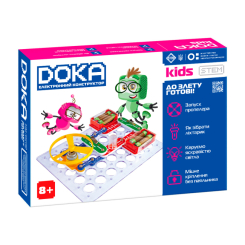 Наукові ігри, фокуси та досліди - Електронний конструктор Doka До злету готові 14 схем (D70702) Наукові ігри, фокуси та досліди - Електронний конструктор Doka До злету готові 14 схем (D70702)