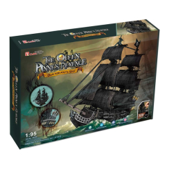 3D-пазли - Тривимірний пазл CubicFun Корабель Чорної Бороди Помста королеви Анни (T4018h) 3D-пазли - Тривимірний пазл CubicFun Корабель Чорної Бороди Помста королеви Анни (T4018h)
