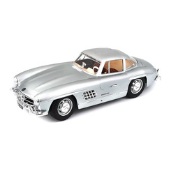 Автомоделі - Автомодель Bburago Mercedes-Benz 300 SL 1954 срібляста (18-22023 silver) Автомоделі - Автомодель Bburago Mercedes-Benz 300 SL 1954 срібляста (18-22023 silver)