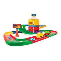 Паркінги і гаражі - Трек-гараж Wader 2 поверхи (53010) Паркінги і гаражі - Трек-гараж Wader 2 поверхи (53010)