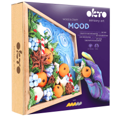 Набори для ліплення - Набір для творчості OKTO Wood and Craft Mood Радість (10016) Набори для ліплення - Набір для творчості OKTO Wood and Craft Mood Радість (10016)