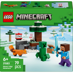 Конструктори LEGO - Конструктор LEGO Minecraft Пригоди Стіва в тайзі (21583) Конструктори LEGO - Конструктор LEGO Minecraft Пригоди Стіва в тайзі (21583)