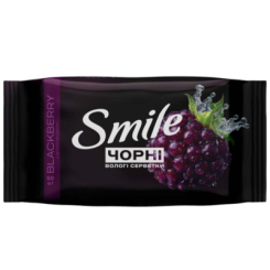 Пелюшки та серветки - Вологі серветки Smile з ароматом ожини (42213010) Пелюшки та серветки - Вологі серветки Smile з ароматом ожини (42213010)