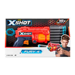 Помпова зброя - Бластер X-Shot Red Excel fury 4 (36377R) Помпова зброя - Бластер X-Shot Red Excel fury 4 (36377R)