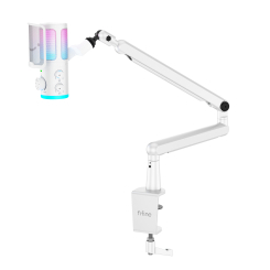 Мікрофони - Мікрофон конденсаторний Fifine USB White (TAM6W) Мікрофони - Мікрофон конденсаторний Fifine USB White (TAM6W)