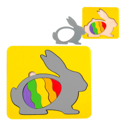 Розвивальні іграшки - Пазл у рамці Little Panda Заєць (4823720032573) Розвивальні іграшки - Пазл у рамці Little Panda Заєць (4823720032573)