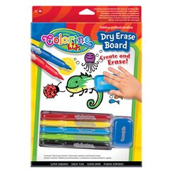 Дитячі меблі - Магнітна дошка Colorino з губкою і маркерами (65795PTR) Дитячі меблі - Магнітна дошка Colorino з губкою і маркерами (65795PTR)