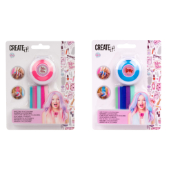 Косметика - Набір для волосся Create It! Кольорова крейда з аксесуарами в асортименті (84517) Косметика - Набір для волосся Create It! Кольорова крейда з аксесуарами в асортименті (84517)