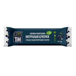 Солодощі - Цукерки натуральні ФруТім яблуко та чорна смородина 50 г (4820200260358) Солодощі - Цукерки натуральні ФруТім яблуко та чорна смородина 50 г (4820200260358)