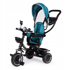 Велосипеди - Велосипед Ecotoys Comfort Green blue з поворотним сидінням (JM-066-9 GREEN/BLUE) Велосипеди - Велосипед Ecotoys Comfort Green blue з поворотним сидінням (JM-066-9 GREEN/BLUE)