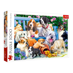 Пазли - Пазли Trefl Собаки в саду 1000 шт (10556) Пазли - Пазли Trefl Собаки в саду 1000 шт (10556)