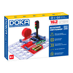 Наукові ігри, фокуси та досліди - Електронний конструктор Doka 162 схеми (D70714) Наукові ігри, фокуси та досліди - Електронний конструктор Doka 162 схеми (D70714)