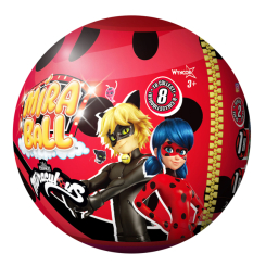 Персонажі мультфільмів - М'яка іграшка-сюрприз Miraball Miraculous (M14112(M14007) Персонажі мультфільмів - М'яка іграшка-сюрприз Miraball Miraculous (M14112(M14007)