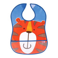 Дитячий посуд та аксесуари - Слинявчик Nuby Тигр із кишенею непромокальний (4278-3) Дитячий посуд та аксесуари - Слинявчик Nuby Тигр із кишенею непромокальний (4278-3)