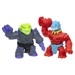 Антистрес іграшки - Набір стретч-антистрес Goo Jit Zu Smash strikers Тайро-сокира та Рок Джо-залізний лицар (123990) Антистрес іграшки - Набір стретч-антистрес Goo Jit Zu Smash strikers Тайро-сокира та Рок Джо-залізний лицар (123990)