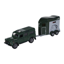 Транспорт і спецтехніка - Ігровий набір TechnoDrive Land Rover з причіпом і фігурками коней (520460.270) Транспорт і спецтехніка - Ігровий набір TechnoDrive Land Rover з причіпом і фігурками коней (520460.270)