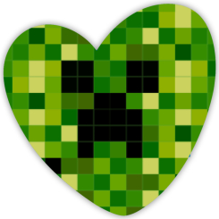 Аксесуари для свят - Листівка Будинок іграшок Валентинка Майнкрафт (2300006289354) Аксесуари для свят - Листівка Будинок іграшок Валентинка Майнкрафт (2300006289354)