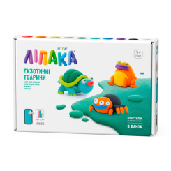 Набори для ліплення - Набір пластиліну Ліпака Екзотичні тварини Тарантул, черепаха, помаранчева жаба (60050-UA01) Набори для ліплення - Набір пластиліну Ліпака Екзотичні тварини Тарантул, черепаха, помаранчева жаба (60050-UA01)