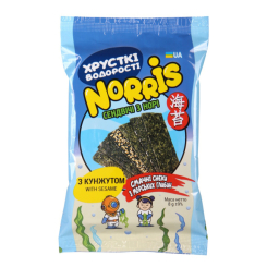 Солодощі - Снек Norris Сендвіч з норі з кунжутом (4820265550210) Солодощі - Снек Norris Сендвіч з норі з кунжутом (4820265550210)