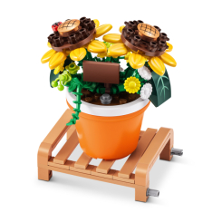 Конструктори з унікальними деталями - Конструктор MAX S1 Садові рослини в горщиках Соняшники 151 деталь (83183GQ1/3) Конструктори з унікальними деталями - Конструктор MAX S1 Садові рослини в горщиках Соняшники 151 деталь (83183GQ1/3)