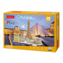 3D-пазли - Конструктор 3D Cubic Fun City line Paris (MC254h) 3D-пазли - Конструктор 3D Cubic Fun City line Paris (MC254h)