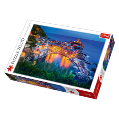 Пазли - Пазли Trefl Вернацца в сутінках 2000 елементів (27086) Пазли - Пазли Trefl Вернацца в сутінках 2000 елементів (27086)