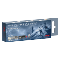 Канцтовари - Набір фарб ICM Привид Києва Повітряні Сили України (3027) Канцтовари - Набір фарб ICM Привид Києва Повітряні Сили України (3027)