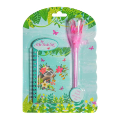 Канцтовари - Блокнот Malevaro Лінивець ручка-пушок із короною 60 л (BP72-1849) Канцтовари - Блокнот Malevaro Лінивець ручка-пушок із короною 60 л (BP72-1849)