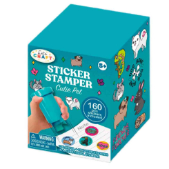 Товари для малювання - Штамп Let's craft Cutie pet з наліпками (SSP002) Товари для малювання - Штамп Let's craft Cutie pet з наліпками (SSP002)