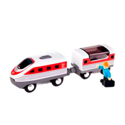 Залізниці та потяги - Ігровий набір Hape Поїзд Інтерсіті на батарейках (E3774) Залізниці та потяги - Ігровий набір Hape Поїзд Інтерсіті на батарейках (E3774)