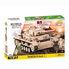 Конструктори з унікальними деталями - Конструктор Cobi Друга Світова Війна Танк Panzer III 780 деталей (COBI-2562) Конструктори з унікальними деталями - Конструктор Cobi Друга Світова Війна Танк Panzer III 780 деталей (COBI-2562)