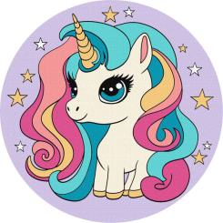 Товари для малювання - Картина за номерами Ідейка Неперевершена одноріжка 19 х 19 см (KHO-R1043) Товари для малювання - Картина за номерами Ідейка Неперевершена одноріжка 19 х 19 см (KHO-R1043)