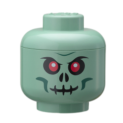 Бокси для іграшок - Бокс-голова LEGO Lifestyle Green skeleton mini (40330805) Бокси для іграшок - Бокс-голова LEGO Lifestyle Green skeleton mini (40330805)