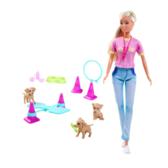 Ляльки - Ігровий набір Steffi & Evi Love Штеффі Тренувальний майданчик для песиків (5733991) Ляльки - Ігровий набір Steffi & Evi Love Штеффі Тренувальний майданчик для песиків (5733991)