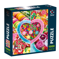 Пазли - Пазл De.tail Солодкі смаколики 1000 елементів (DT1000-02) Пазли - Пазл De.tail Солодкі смаколики 1000 елементів (DT1000-02)