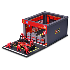 Автомоделі - Ігровий набір Bburago Pit Pass Ferrari SF-24 1:43 (18-36862 (#16)) Автомоделі - Ігровий набір Bburago Pit Pass Ferrari SF-24 1:43 (18-36862 (#16))