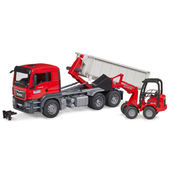 Транспорт і спецтехніка - Ігровий набір Bruder Вантажівка MAN TGS та міні-навантажувач Schaffer 2630 (03767) Транспорт і спецтехніка - Ігровий набір Bruder Вантажівка MAN TGS та міні-навантажувач Schaffer 2630 (03767)