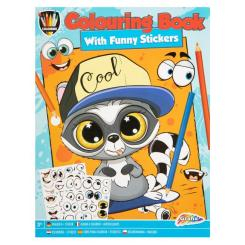 Товари для малювання - Розмальовка Grafix Єнот (150012_2) Товари для малювання - Розмальовка Grafix Єнот (150012_2)