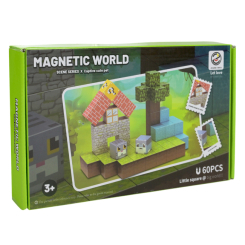 Магнітні конструктори - Магнітний конструктор Країна Іграшок 62 деталі (Z011A) Магнітні конструктори - Магнітний конструктор Країна Іграшок 62 деталі (Z011A)