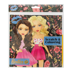 Товари для малювання - Скретч-розмальовка Besties (961008) Товари для малювання - Скретч-розмальовка Besties (961008)