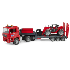 Транспорт і спецтехніка - Ігровий набір Bruder Тягач MAN TGA та навантажувач Manitou MLT 633 (02774) Транспорт і спецтехніка - Ігровий набір Bruder Тягач MAN TGA та навантажувач Manitou MLT 633 (02774)