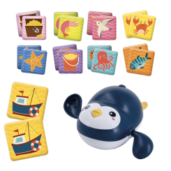 Іграшки для ванни - Набір для купання Lisciani Пінгвін (105359/3) Іграшки для ванни - Набір для купання Lisciani Пінгвін (105359/3)