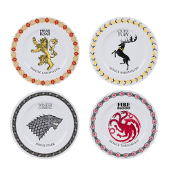 Чашки, склянки - Набір тарілок ABYstyle Гра Престолів Houses (ABYTAB008) Чашки, склянки - Набір тарілок ABYstyle Гра Престолів Houses (ABYTAB008)