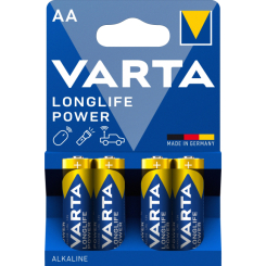 Акумулятори і батарейки - Батарейки VARTA High Energy/Longlife Power AA BLI 4 шт алкалінові (4008496559435) Акумулятори і батарейки - Батарейки VARTA High Energy/Longlife Power AA BLI 4 шт алкалінові (4008496559435)