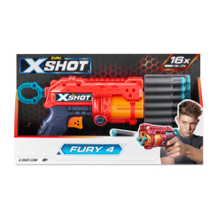 Помпова зброя - Бластер X-Shot Red Excel fury 4 (36377R) Помпова зброя - Бластер X-Shot Red Excel fury 4 (36377R)
