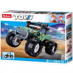 Конструктори з унікальними деталями - Конструктор Sluban Town Позашляховик 155 деталей (M38-B1106) Конструктори з унікальними деталями - Конструктор Sluban Town Позашляховик 155 деталей (M38-B1106)