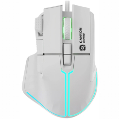 Клавіатура і миші - Мишка Canyon Fortnax GM-636 RGB USB White (CND-SGM636W) Клавіатура і миші - Мишка Canyon Fortnax GM-636 RGB USB White (CND-SGM636W)