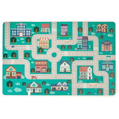 Розвивальні килимки - Дерев'яні кубики з килимком Ecotoys Кольорове місто (PH05D012) Розвивальні килимки - Дерев'яні кубики з килимком Ecotoys Кольорове місто (PH05D012)